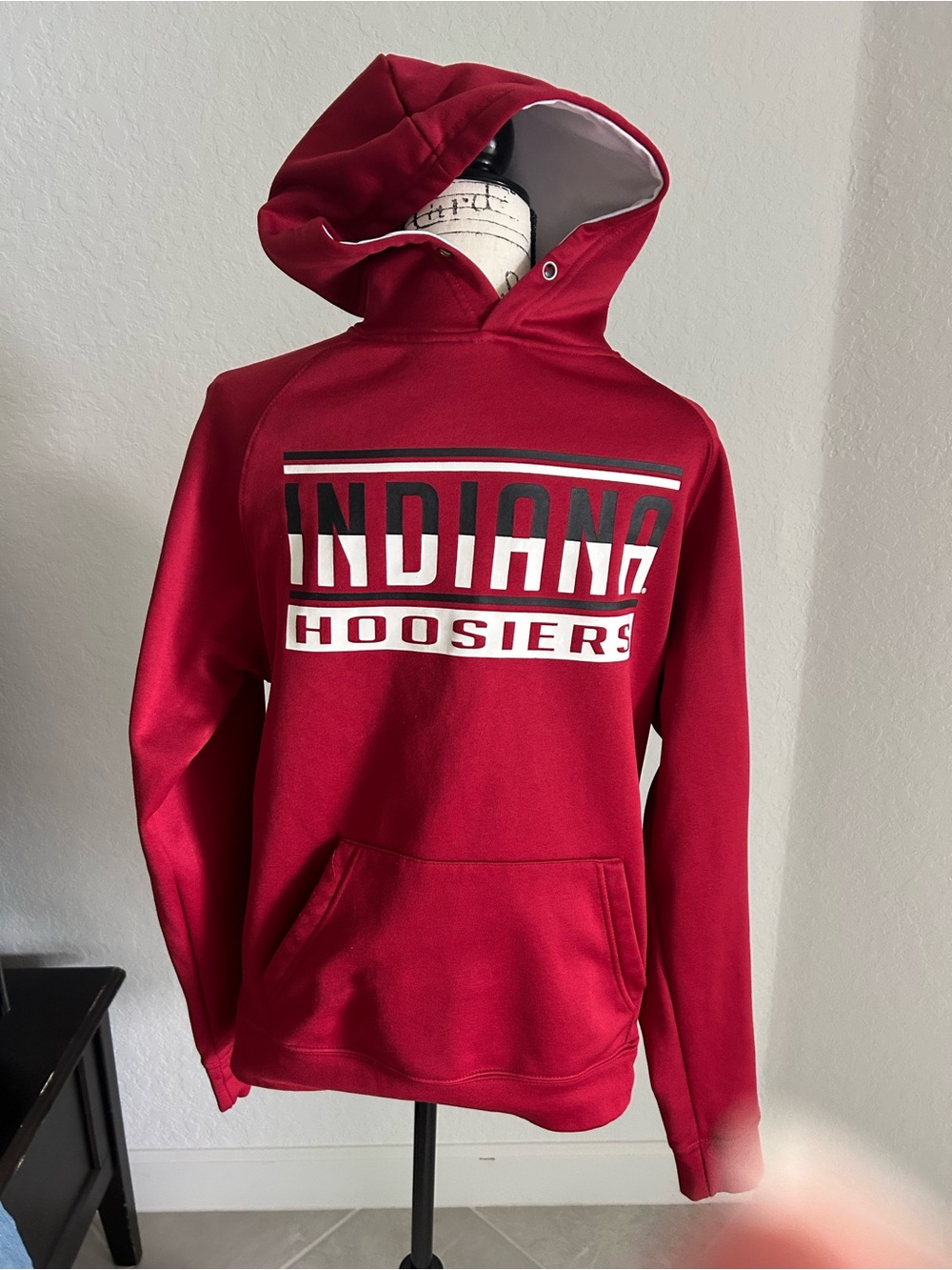 Colosseum Red and White Men's Hoodie